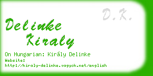 delinke kiraly business card